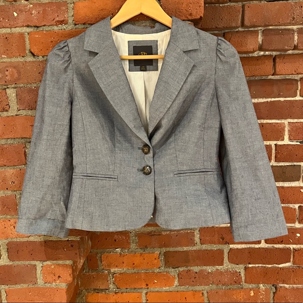 Banana Republic Chambray Blazer XS